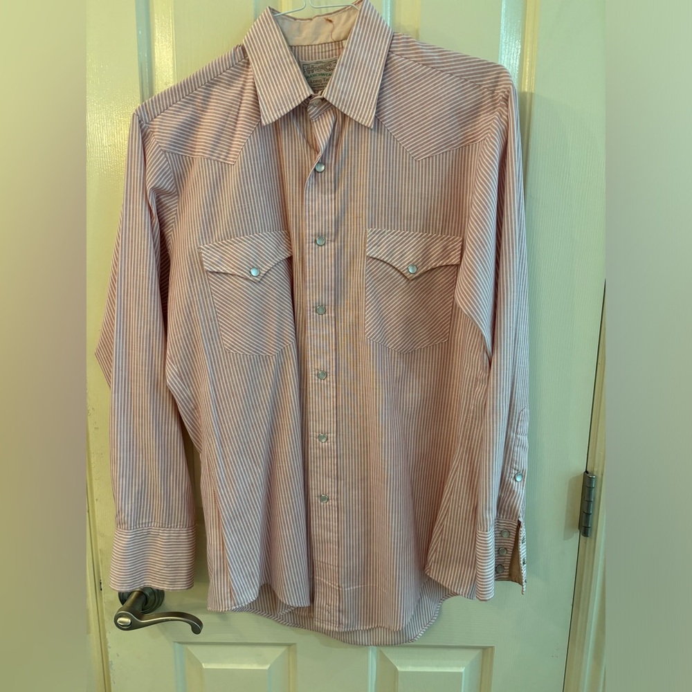 H bar C western shirt men’s 15-1/2 33